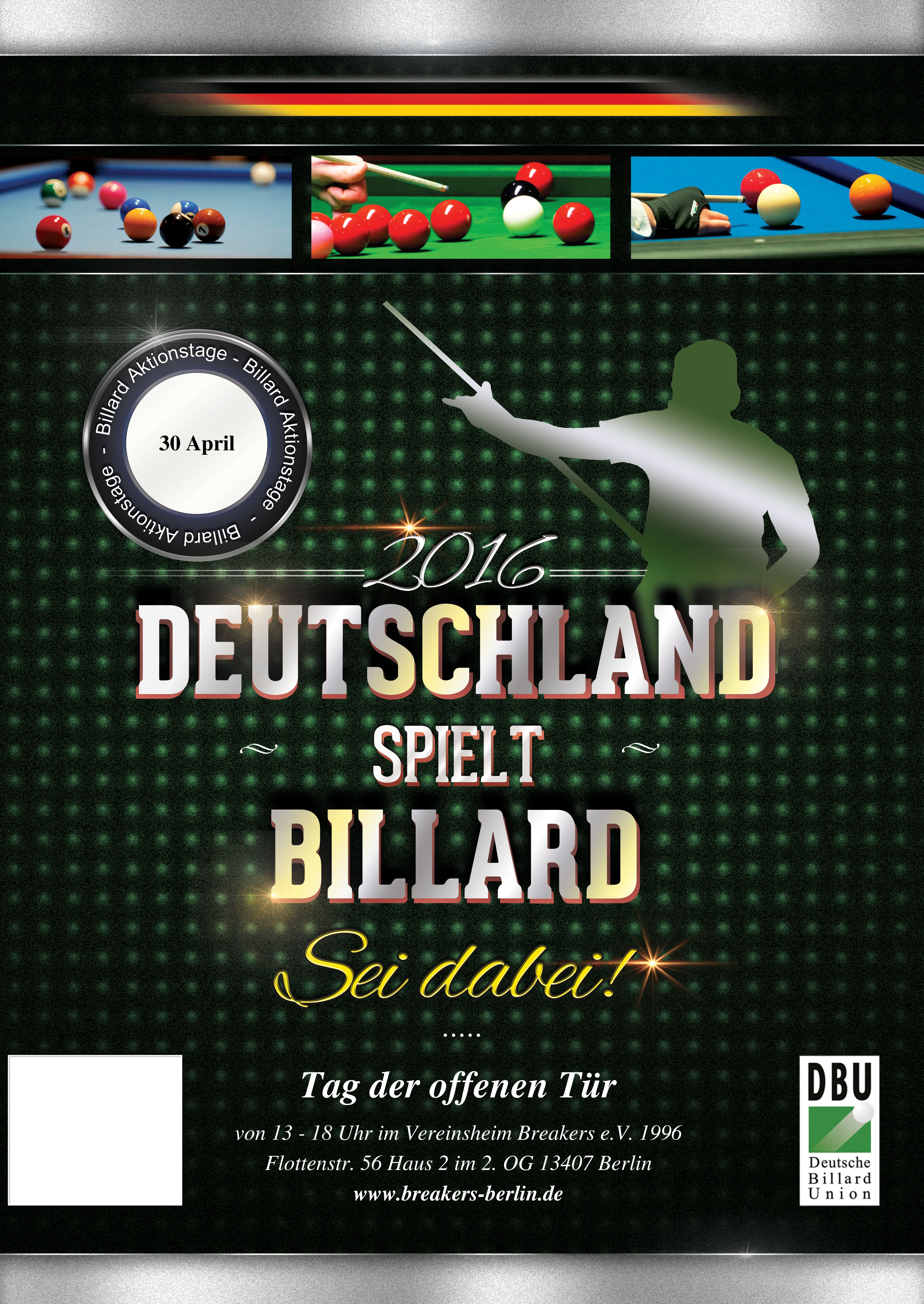 Deutschland spielt Billard 2016